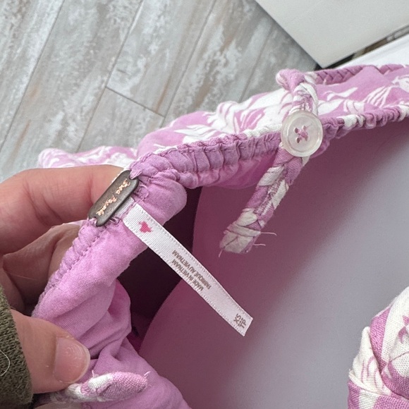 NWT Free People The Perfect Sundress Size XS Pink White Floral Linen Maxi Dress - Picture 5 of 8